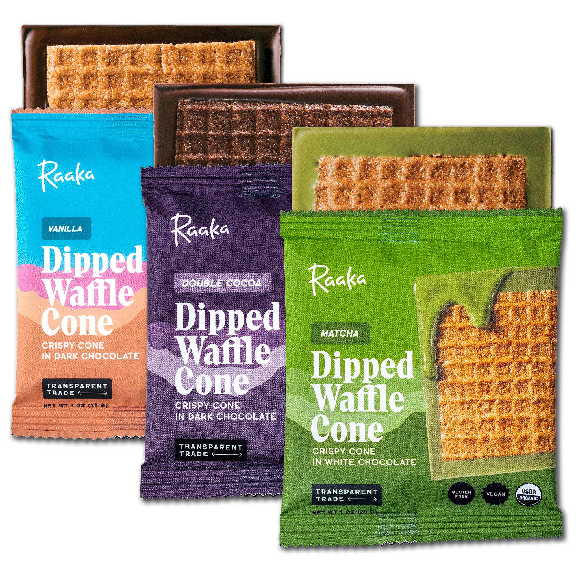 Dipped Waffle Cone Variety Box (10-Pack)