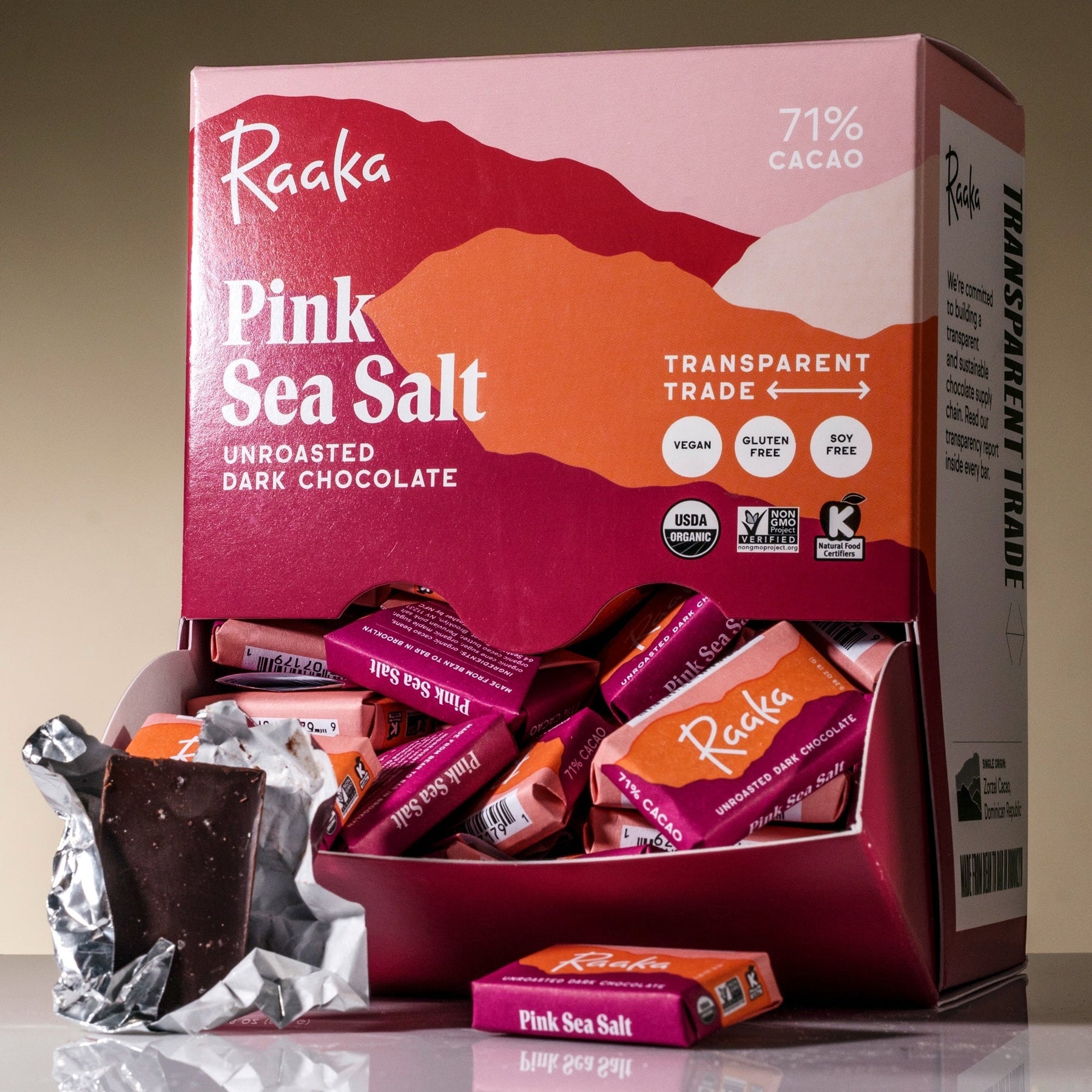 Pink Sea Salt Minis Box of 100 - Curated Boutique Minis Choice