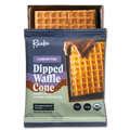 London Fog Dipped Waffle Cone