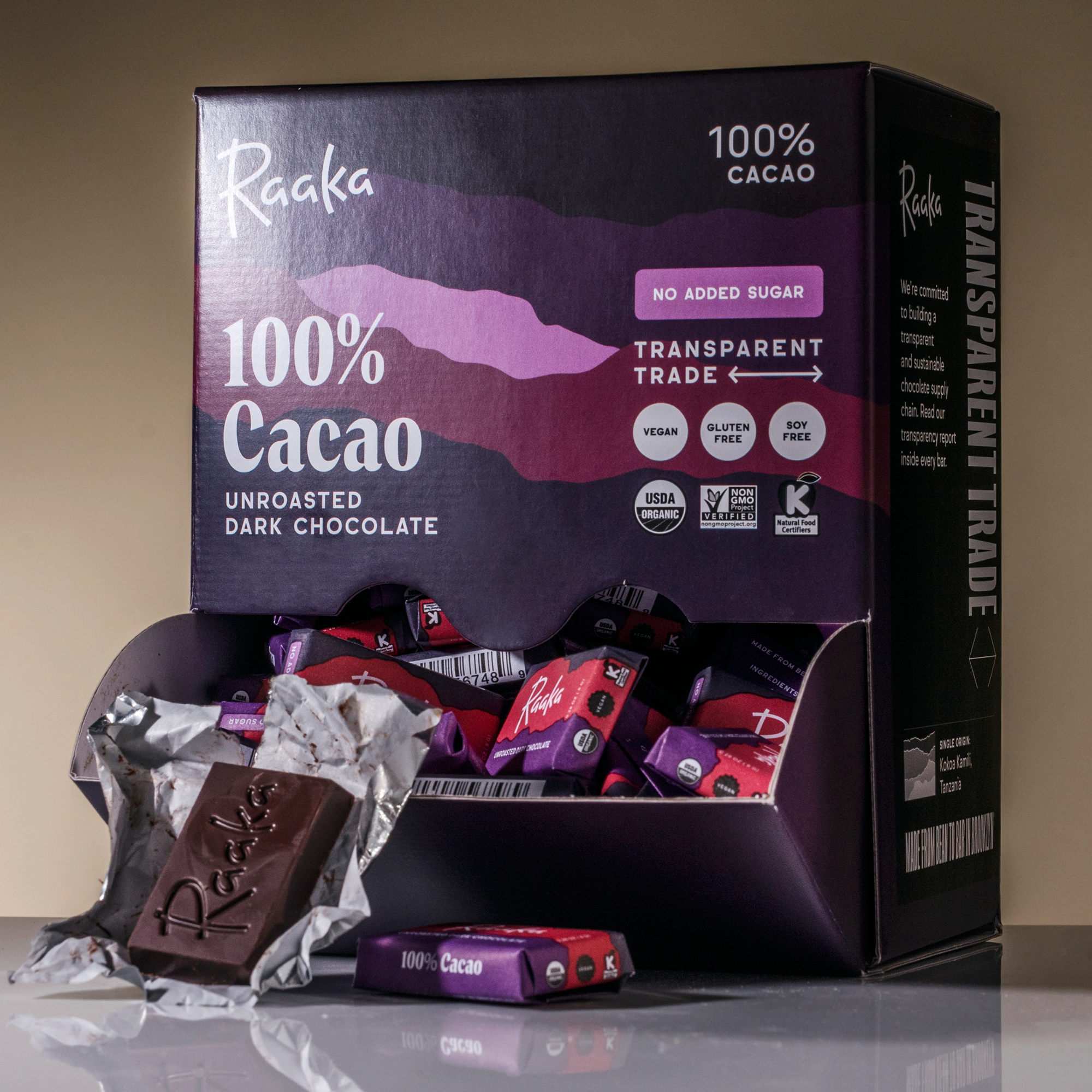 100% Cacao Minis Box of 100