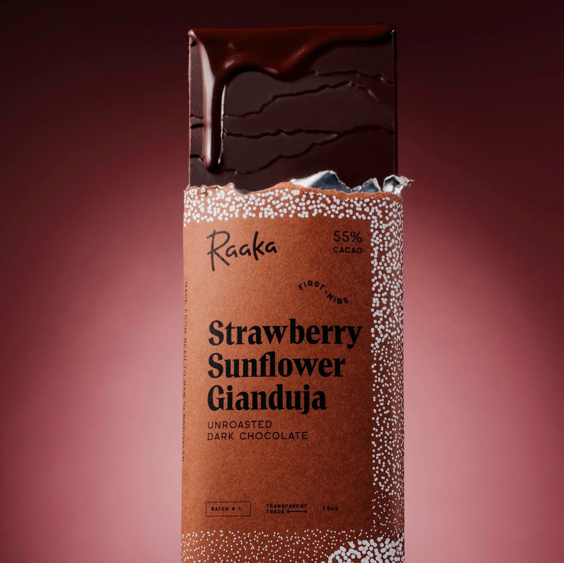 Strawberry Sunflower Gianduja - Curated Boutique Gianduja Choice
