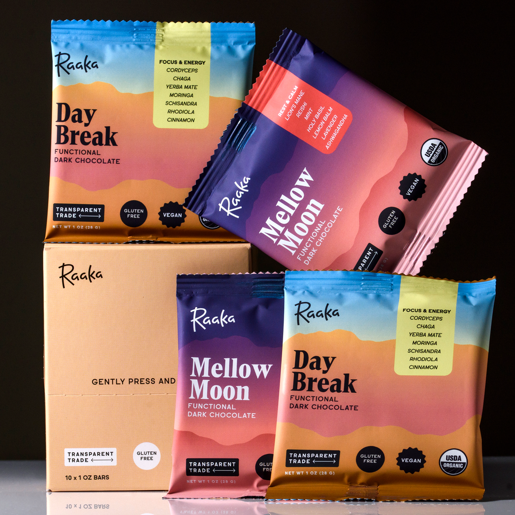 Functional Dark Chocolate Mixed Box of 10
